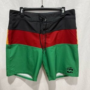 Billabong Pipe Masters Hawaii Board Shorts 36 Recycled Surf Swim Trunks Festival